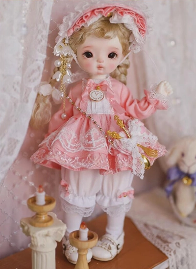 ドール用服 洋服 ピンク 女の子用 YOSDサイズ人形用 BJD