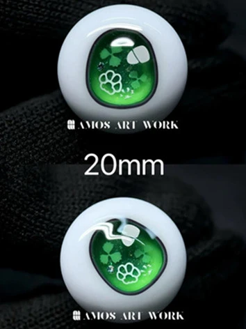 残り1ペアのみ ドール用アイ レジンアイ 樹脂アイ グリーン 20mmサイズ MDD/BJD 球体関節人形用