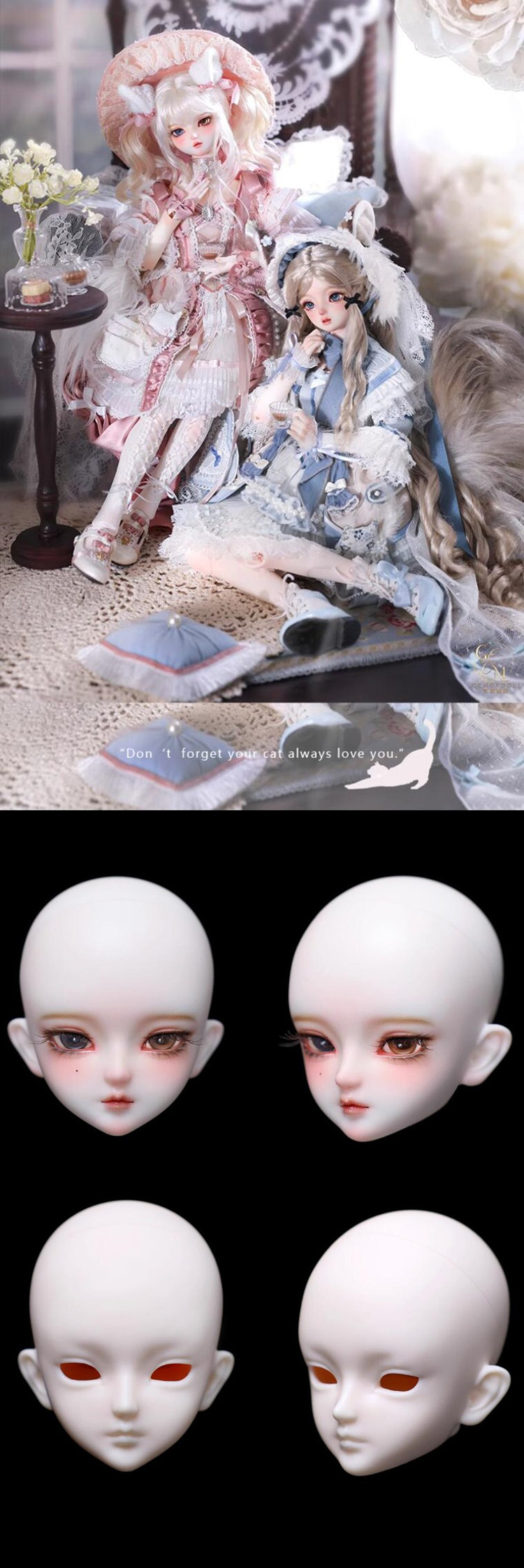 80セット限定 ドールフルセット 猫の思い・艾德莉丝 Adelise 45cm 
