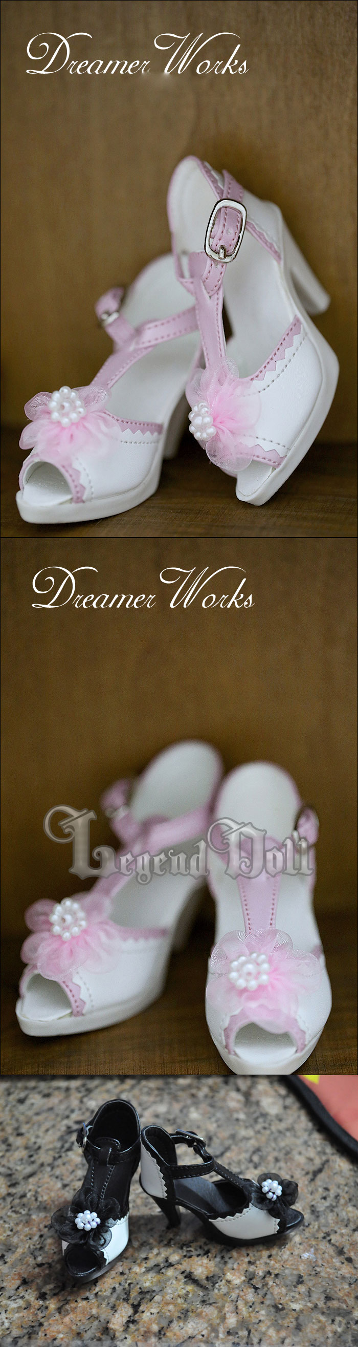Bjd High Heel Girl Shoes for SD Ball-jointed Doll