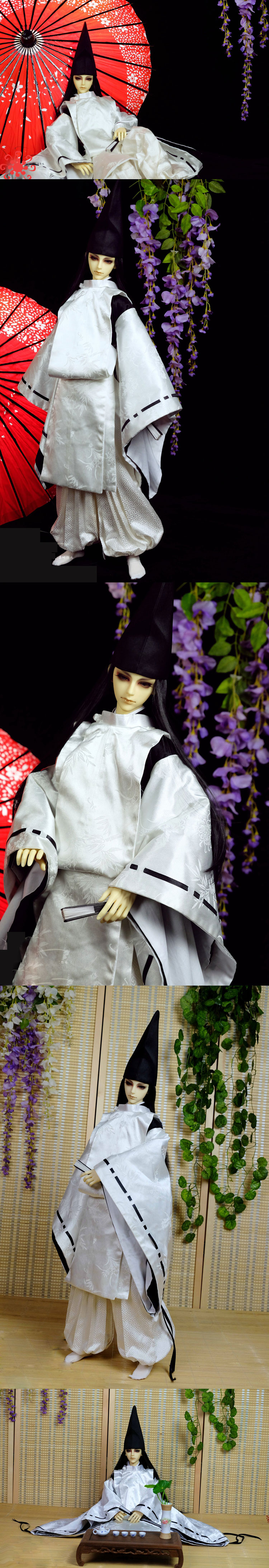 球体関節人形用着物 狩衣・尺素 男 75cm/70cm/68cm/SD17/SD男/MSD/YSD 