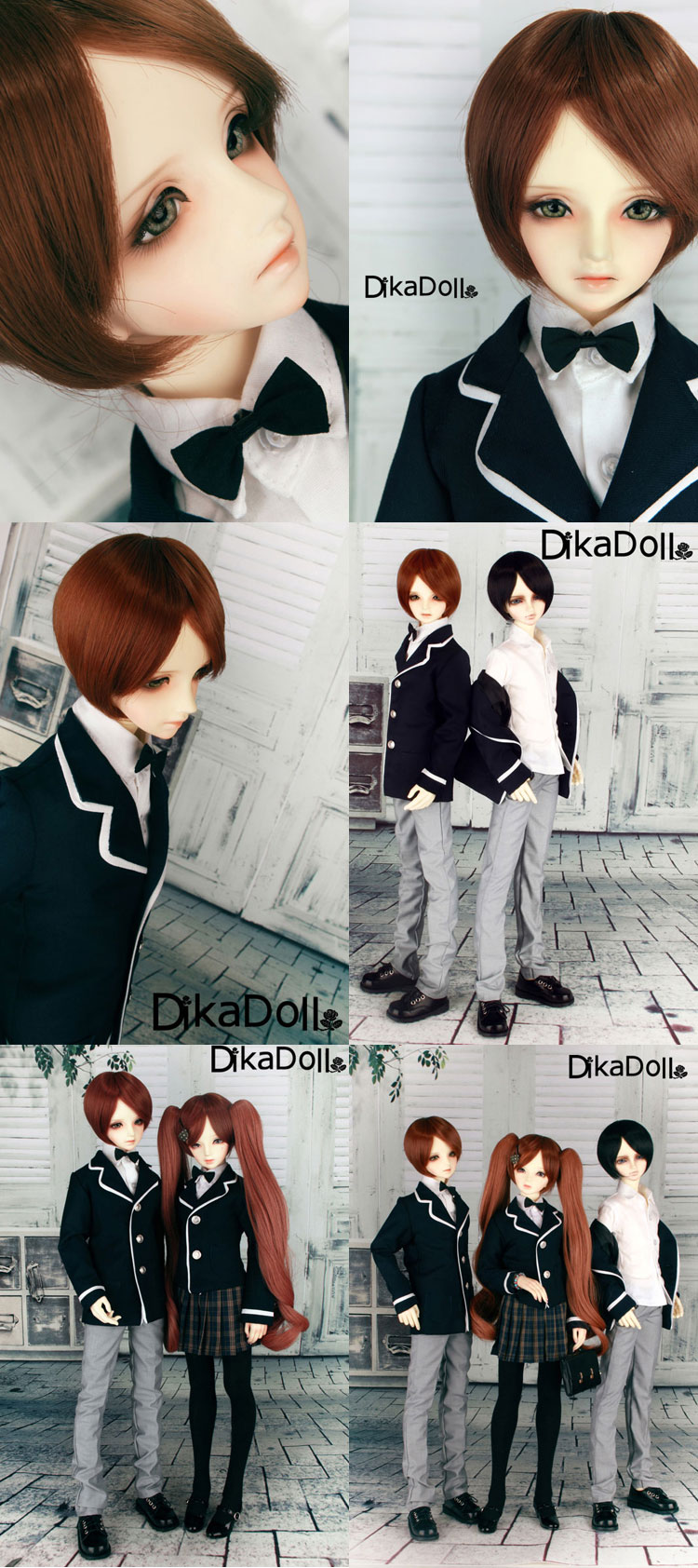 BJD Silent 62cm boy Boll-jointed doll