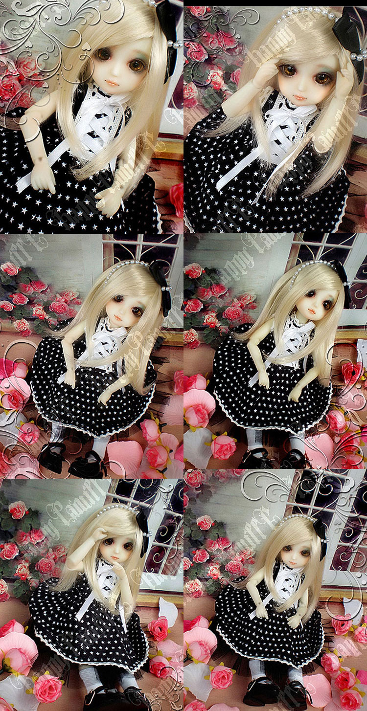 BJD Adducent straight hair Wig for Yo-SD Size Doll Ball-jointed doll