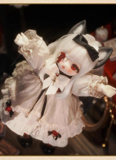 数量限定再販売 公式在庫 MJDドールフルセット Twilicht kitty・Cassandra 卡珊德拉 天使体 27.5cm ホワイト肌 機械関節人形