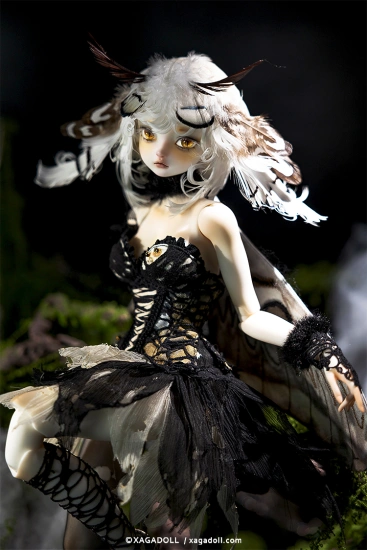 【内祝い】 フルセット 【小飛蛾-蒂可titk】 45cm 女の子 球体関節人形 絵画