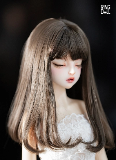 ドール用ウィッグ ロングストレート 女の子用 MSDサイズ 球体関節人形用 BJD用 Rwigs45-63