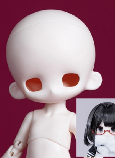 即納 【樹脂版】ドール用ヘッド 小惠（xiǎo huì）用ヘッド  ノーマル肌 1/6サイズ用 球体関節人形 BJD用
