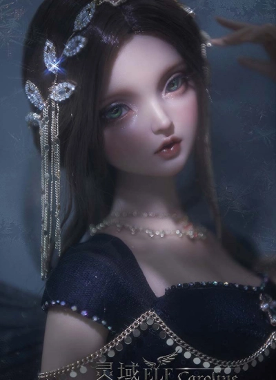 AngellStudio即納  BJDドール フルセットB  クリーム肌色 Elf・Caroline  蜻翎 60.6cm 女の子 DL320093