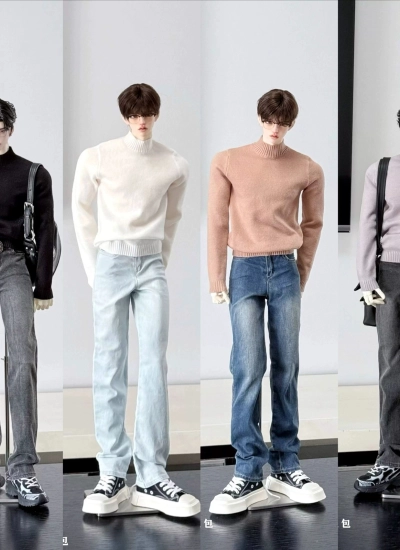 ドール用服  セーター ブラック グレー ホワイト ブラウン MSD/マッスルMSD/Loongsoul73/SOOMID75サイズ人形用 球体関節人形用 BJDDOLL