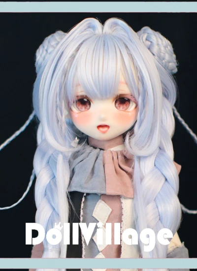 ドール用ウィッグ 前髪 ブルー系 高温糸 小顔SDサイズ BJD用  LG-018