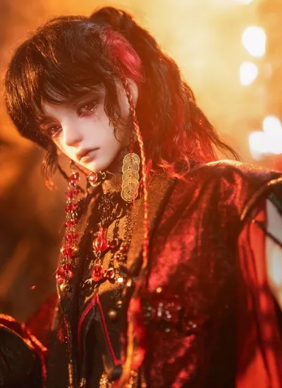 Licht BJD Zuo Shan Wig Mohair for 73cm Boy Ball-jointed doll