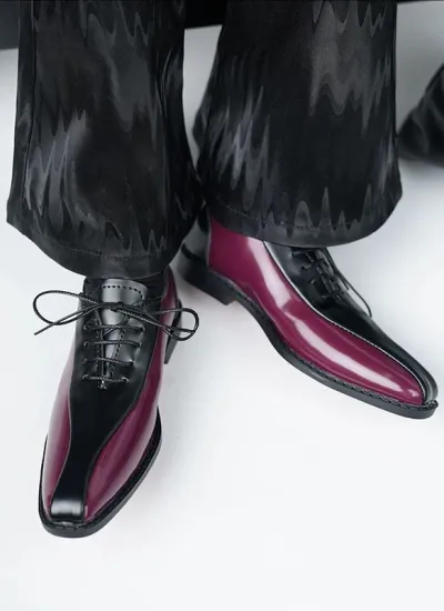 ドール用お靴 革靴 ブラック ホワイト ブラウン ワインレッド ブラック*レッド ブラック*ブラウン ID75サイズ 球体関節人形用 BJD用