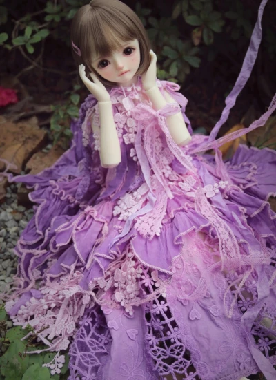 BJD Clothes Forest-style Dress for 1/4 1/3 Size Ball Jointed Doll