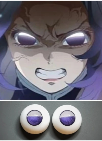 bjd plaster Kochou Shinobu Purple eyes 8mm 10mm 12mm 14mm 16mm 18mm eyeballs for ball-jointed doll