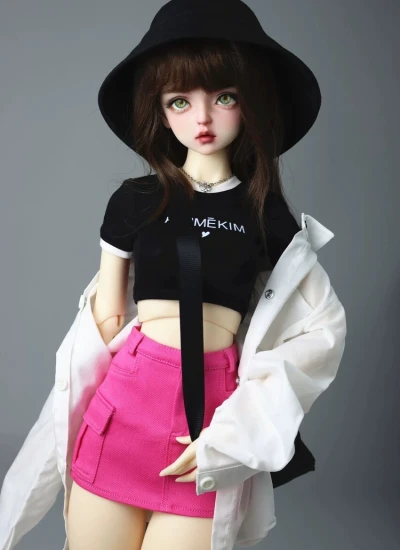 BJD Clothes Printed T-shirt for 1/4 1/3 Ball-jointed Doll