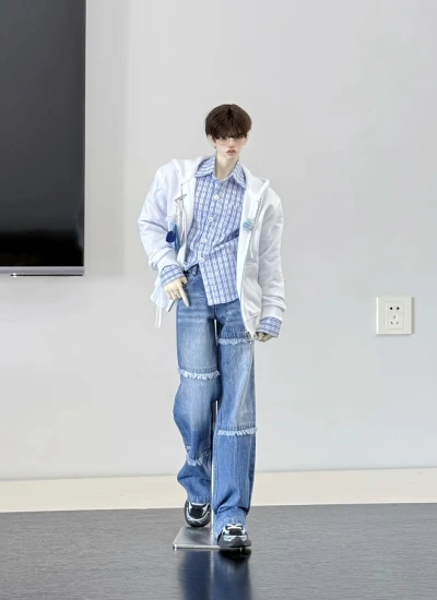 ドール用ズボン ジェーンズ ブルー  男の子用 73/75/77/MSD/マッスルMSDサイズ人形用 球体関節人形用 BJD用