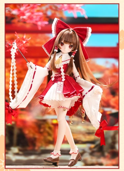 【期間限定】MJDドールフルセット Dream Battle-博麗霊梦 45.6cm 女の子 機械関節人形 TinyFox × 東方Projectコラボ