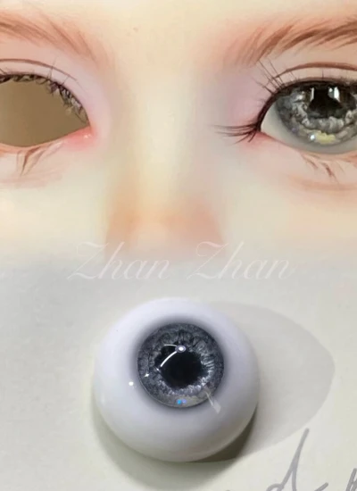 ドール用アイ 石膏アイ グレー/ブルー 8mm/10mm/12mm/14mm/16mm/18mm BJD