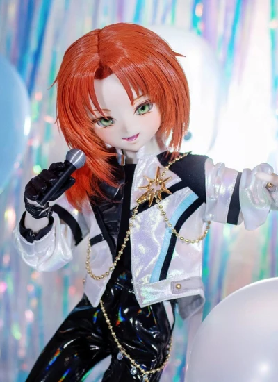 BJDドール用服 洋服セット ブラック 大MSDサイズ人形用