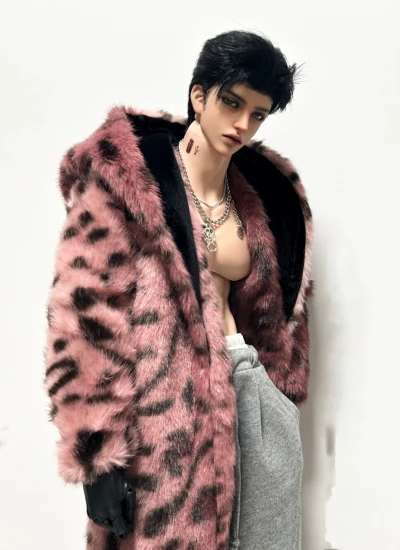 ドール用服 コート ピンク グレー ブラウン MSD ID75 YC77サイズ 球体関節人形用 BJDDOLL