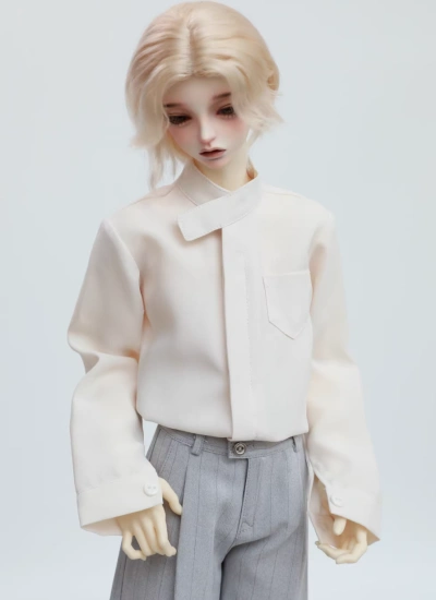 ドール用服 シャツ ベージュ A518 ID75/Loongsoul73/POPO68/SD/SD10/MSDサイズ 男の子用 球体関節人形用 BJD用