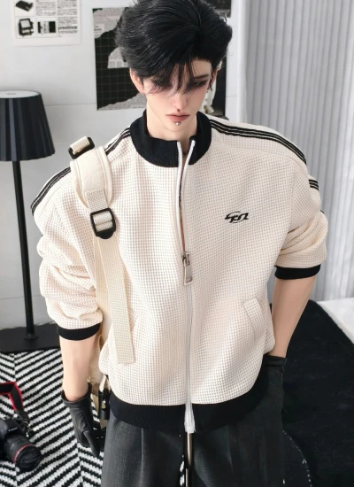 ドール用服 上着 ホワイト ベージュ ネイビー 大MSD/75サイズ 男の子用 球体関節人形用 BJD用