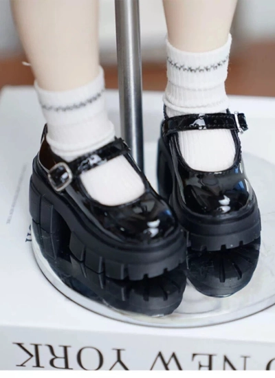 ドール用お靴  厚底ブーツ ベージュ ブラウン ブラック MSDサイズ人形用 球体関節人形用 BJD用