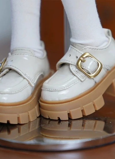 ドール用お靴  厚底ブーツ ベージュ ブラウン ブラック MSDサイズ人形用 球体関節人形用 BJD用