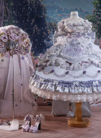 ドール用服 馥郁花庭シリーズ・維奥拉 (Viola) 58cm オフィシャル 衣装セット 1/3サイズ 女の子用 球体関節人形用