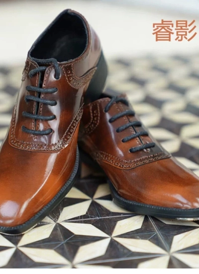 ドール用お靴 ブラウン 男の子用 75サイズ人形用 球体関節人形用 BJD用