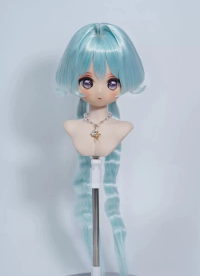 BJD Wig N216 Anime Soft Style Wig for 1/4 1/3 Size Girl Ball-jointed Doll