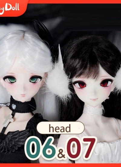 【期間限定】ドール用ヘッドのみ 06/07ヘッド 1/4サイズ 球体関節人形 BJD用