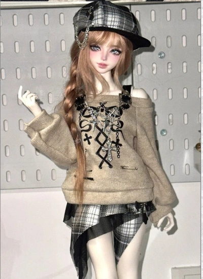 ドール用衣装セット ベージュ カーキ MSDサイズ人形用 球体関節人形用 BJD