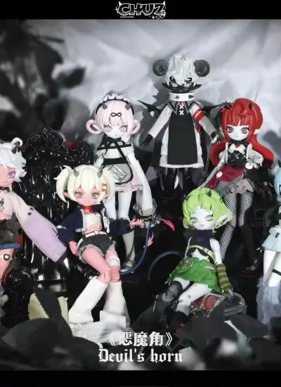 Cooze 悪魔角 Blind Box Assort (6体セット) ブラインドドール