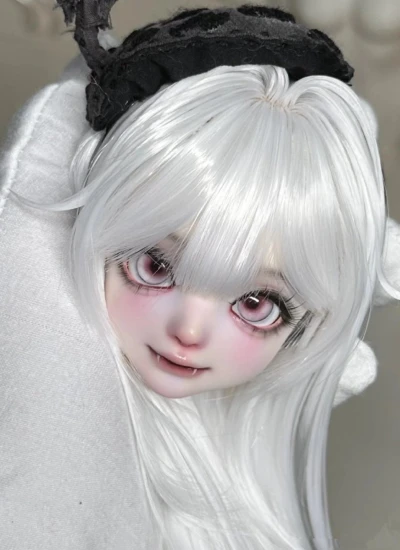 代理購入 ドール用ヘッド 雀雀（Queque）ヘッド 女の子 1/4サイズ 1/6サイズ 球体関節人形用 【白小貂自制】