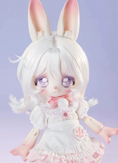 【数量限定、無くなり次第終了】【PVC版】ドール本体 兎兎雪餅 天使ボディ 三挿六 1/6サイズ 球体関節人形 BJD