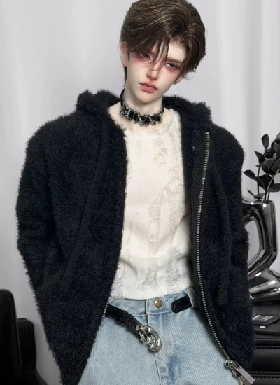 ドール用服 セーター  ブラック ホワイト イエロー ブラウン  男の子用 73/75/大MSD/マッスルMSDサイズ人形用 球体関節人形用 BJD用