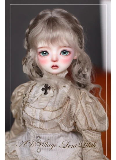 【期間限定】ドールフルセット 【Limited Lilith II · Stripes Gold(Black tea)-Leni Full Set】女の子 41cm 球体関節人形 BJD