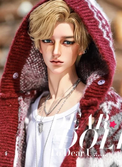 ドール用服 セーター カディガン グレー ブルー  ライトブルー カーキ レッド ズボン  SD17/ID75サイズ人形用  BJD 【DEAR DOLL】