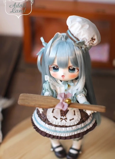 【期間限定】ドールフルセット Neko Cafe -Kaia(Mint Choco)  22.8cm 三挿六 球体関節人形用 BJD