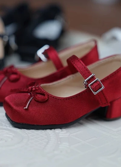 ドール用お靴 レッド ピンク ブルー ブラック ホワイト 女の子用 SDサイズ人形用 球体関節人形用 BJD用