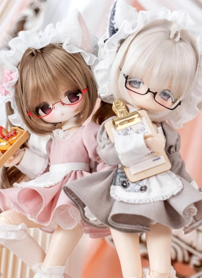 【期間限定】ドール用服  ワンピース ピンク グレー ブラック 女の子用 1/6ppei体用/1/6甘蔗体用  球体関節人形用 BJD用