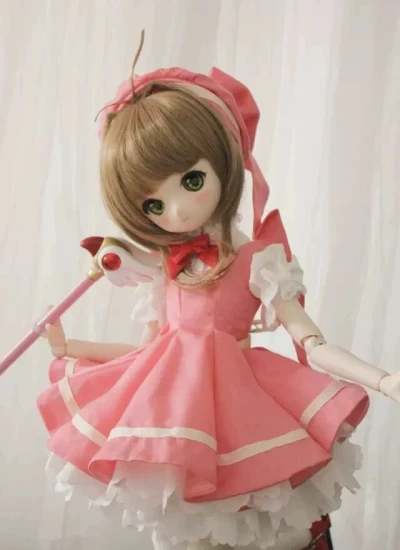 ドール用服 衣装セット ピンク 女の子用 MSD/SD/SD16サイズ 球体関節人形用 BJD用