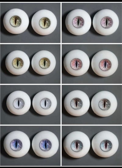 ドール用アイ  SHシリーズ 石膏アイ 獣瞳 8mm/10mm/12mm/14mm/16mm/18mmサイズ BJD用