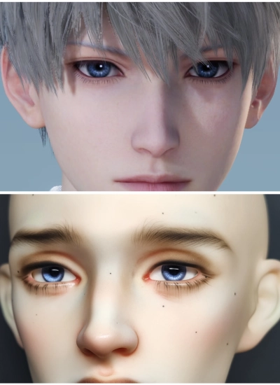 ドール用アイ 沈星回 石膏アイ ブルー  10mm/12mm/14mm/16mm/18mmサイズ BJD用