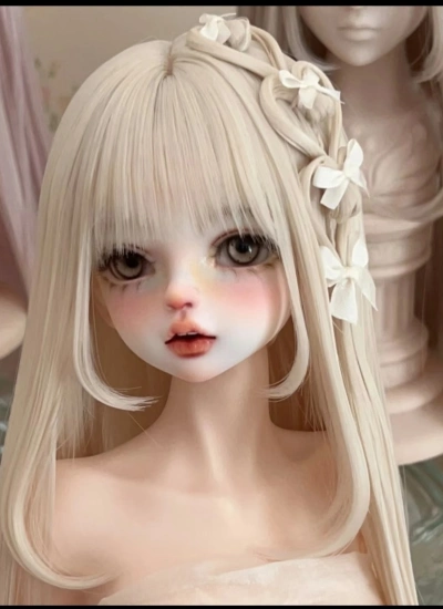 ドール用ウィッグ 高温絲  ゴールド ピンク グレー シルバー ブラウン パープル MSD/SDサイズ用 BJD用  201愛恋