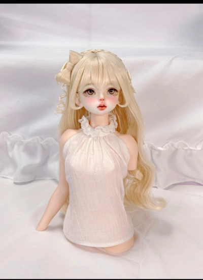 ドール用ウィッグ 高温絲  ブラウン ゴールド グレー ピンク  MSD/SDサイズ用 BJD用  205