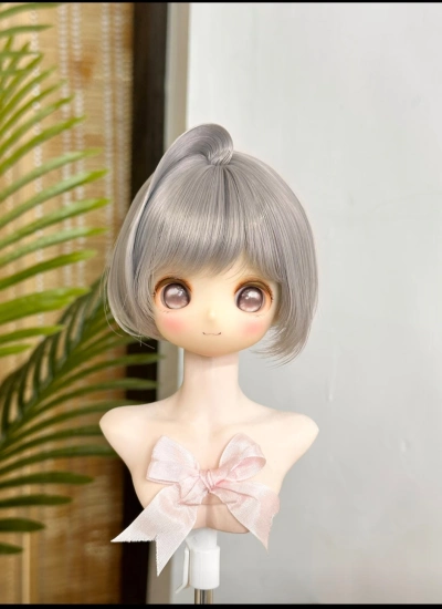 ドール用ウィッグ 高温絲  ブラウン ゴールド グレー ブラック MSD/SDサイズ用 BJD用  214