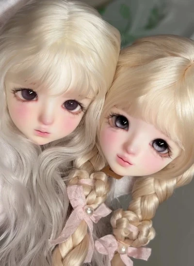 期間限定 ドール用ヘッド 小恋Ren&小悠Yuu 1/4サイズ 球体関節人形用 BJD用