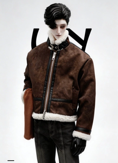 Gentle Narratives BJD Clothes [Bo Guang] Coat Pants for 70cm 75cm 77cm Size Ball Jointed Doll